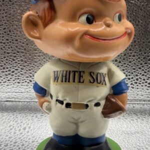 RARE Chicago White Sox 3rd Version Moonhead Bobblehead Nodder – Green Base Series